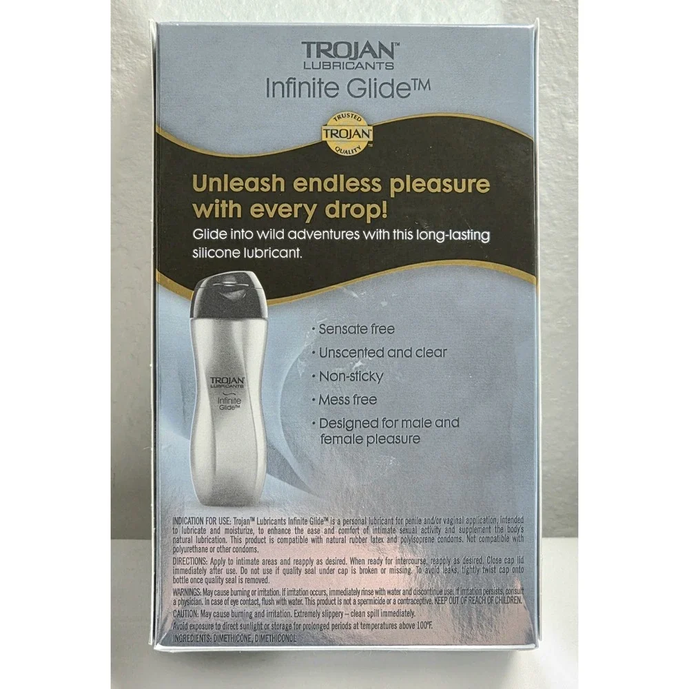 Trojan Premium Collection Infinite Glide Silicone Lubricant - 3 fl oz Ex 05/2027